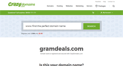 Desktop Screenshot of gramdeals.com